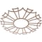 Ekena Millwork Augustus Wood Fretwork Pierced Ceiling Medallion, Wood (Paint Grade), 34"OD x 12"ID x 3/8"T CMWP34X34X0375AUMF - alternate 5